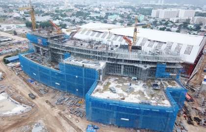 Hình ảnh trên công trường dự án Mikazuki Spa & Hotel Resort